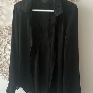 Portmans Black Button Down Shirt